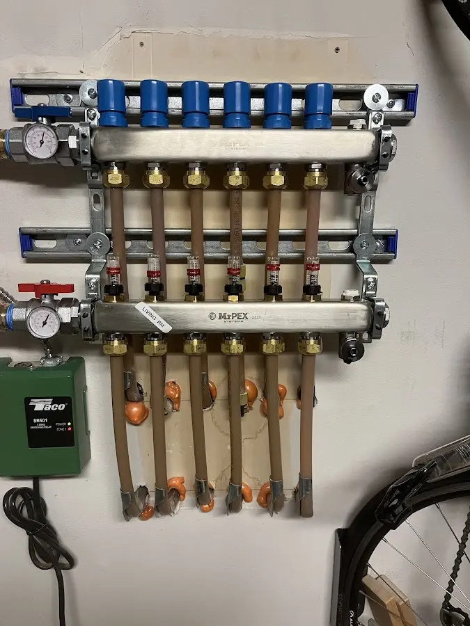 Plumber performing Leak Detection at a residential property in Otsego